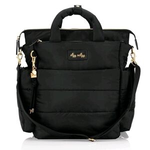 Itzy Ritzy Dream Convertible Diaper Bag Black Brand NWT